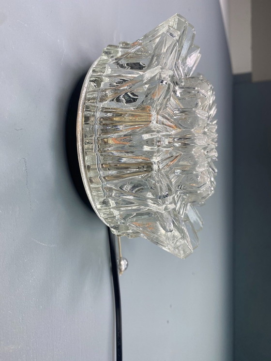 Image 1 of Crystal Lamp Glashütte Limburg - 1960s