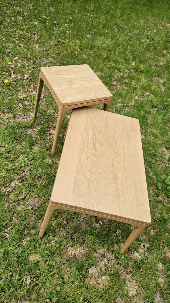 Image 1 of Carawood Coffee table and side table in Oak