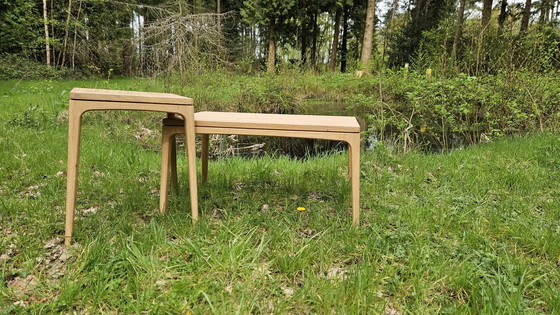 Image 1 of Carawood Coffee table and side table in Oak