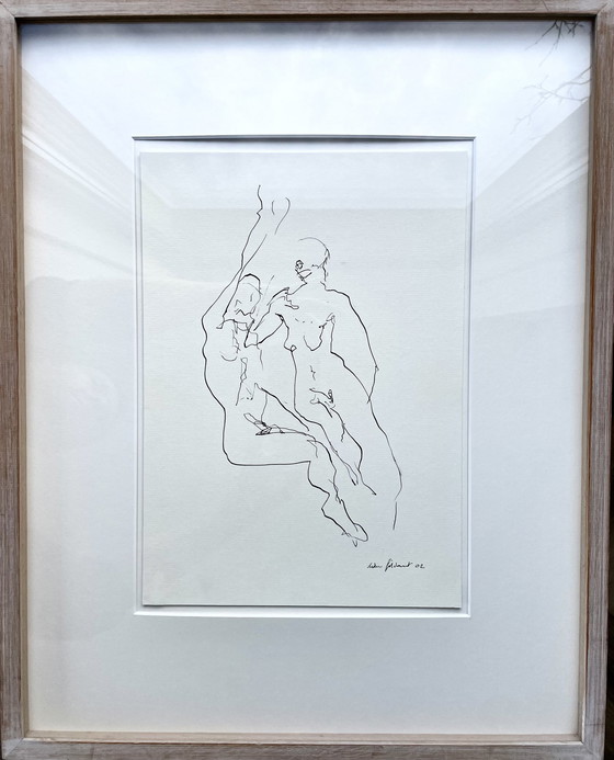 Image 1 of 2 Line Drawings Nudes1 & 2 - Diana Filiaert (2002)