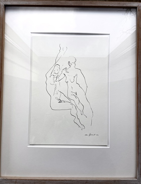 Image 1 of 2 Line Drawings Nudes1 & 2 - Diana Filiaert (2002)