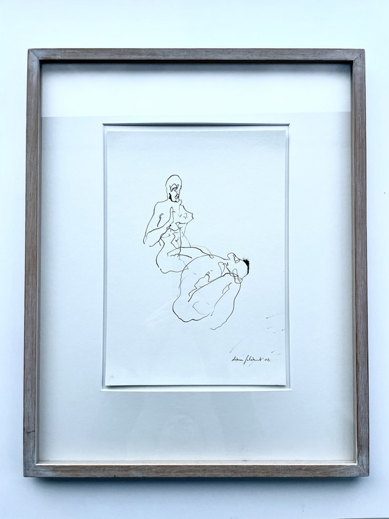 Image 1 of 2 Line Drawings Nudes1 & 2 - Diana Filiaert (2002)