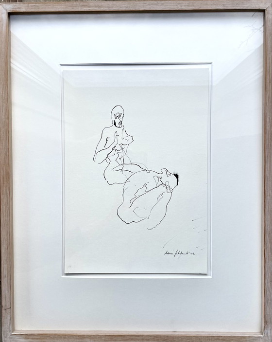 Image 1 of 2 Line Drawings Nudes1 & 2 - Diana Filiaert (2002)