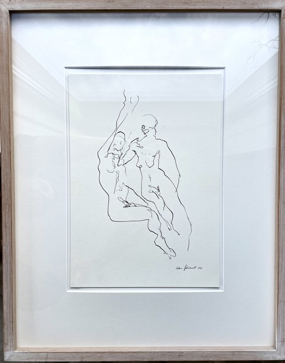 Image 1 of 2 Line Drawings Nudes1 & 2 - Diana Filiaert (2002)