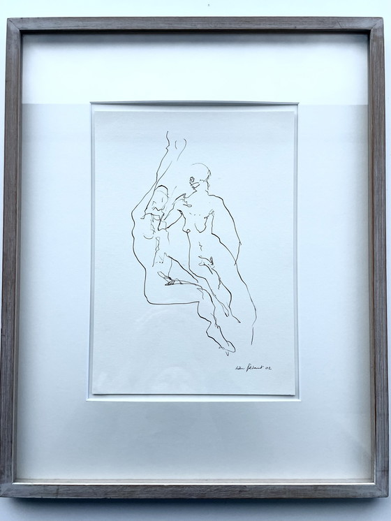 Image 1 of 2 Line Drawings Nudes1 & 2 - Diana Filiaert (2002)