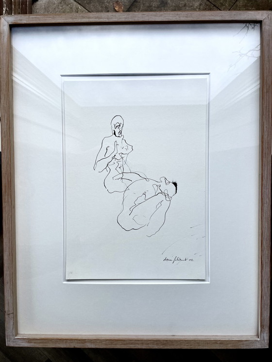 Image 1 of 2 Line Drawings Nudes1 & 2 - Diana Filiaert (2002)