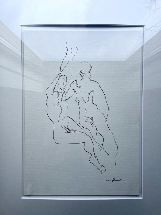 Image 1 of 2 Line Drawings Nudes1 & 2 - Diana Filiaert (2002)