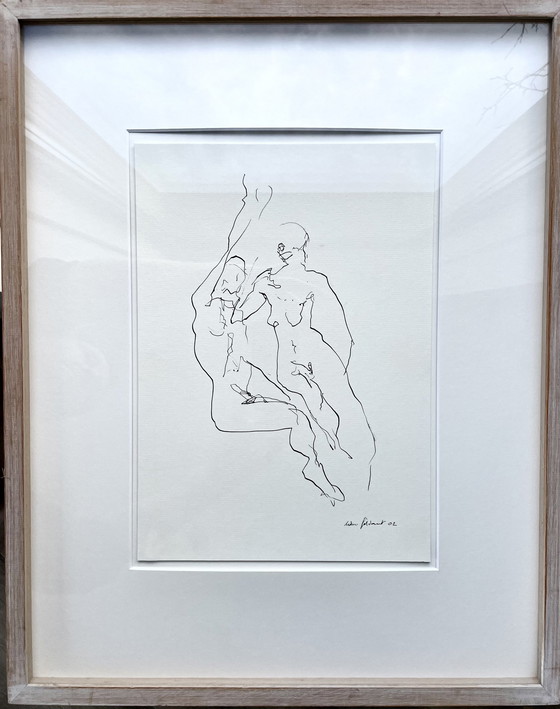 Image 1 of 2 Line Drawings Nudes1 & 2 - Diana Filiaert (2002)