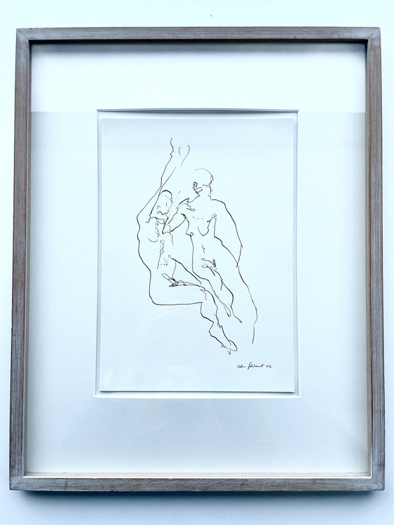 Image 1 of 2 Line Drawings Nudes1 & 2 - Diana Filiaert (2002)