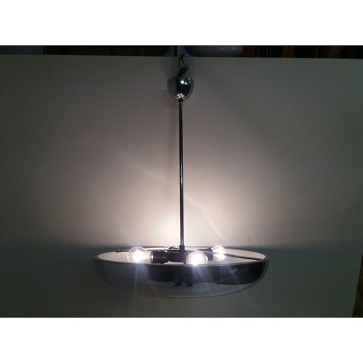 Vintage chandelier by Josef Hůrka Ufo-Napako for Napako, Czechoslovakia 1950