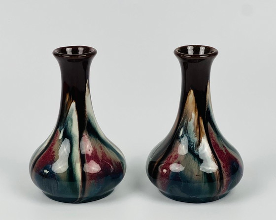 Image 1 of Two Pointed Vases, Ceramics