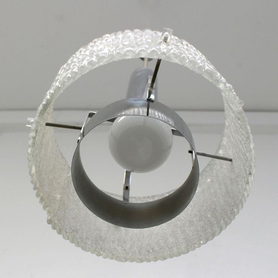 Image 1 of Ceiling Pendant Light, Kalmar, Mid Century Modern, Art Deco, Minimalist, Murano Glass, Hyper Vintage, Unique