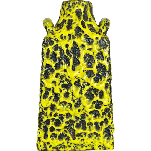 Jarrón de cerámica vintage de lava gruesa de Es Keramik, Alemania, década de 1970