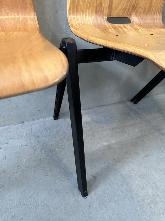 Image 1 of 6x chaises vintage S22 Galvanitas - Wim Rietveld