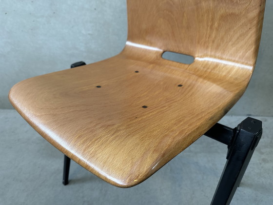 Image 1 of 6x chaises vintage S22 Galvanitas - Wim Rietveld