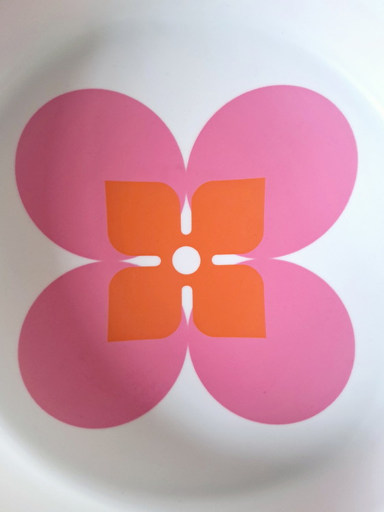 Image 1 of Large white Guzzini/Ornella Noorda tray. 70s.