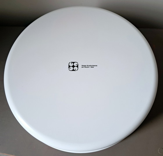 Image 1 of Large white Guzzini/Ornella Noorda tray. 70s.
