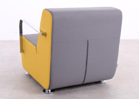 Image 1 of DeBerenn Aura armchair gray/yellow