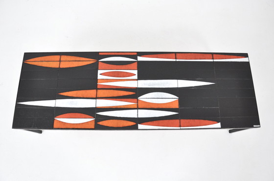 Image 1 of Coffee Table "Navette" By Roger Capron, 1950S