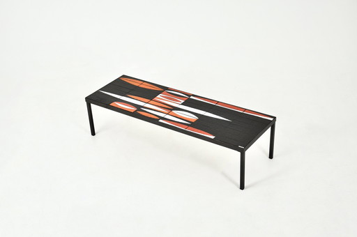 Coffee Table "Navette" By Roger Capron, 1950S