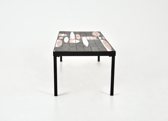 Image 1 of Coffee Table "Navette" By Roger Capron, 1950S