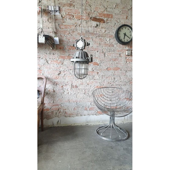 Image 1 of Lampada a sospensione vintage ermeticamente sigillata di Polam Wilkasy, Polonia 1990