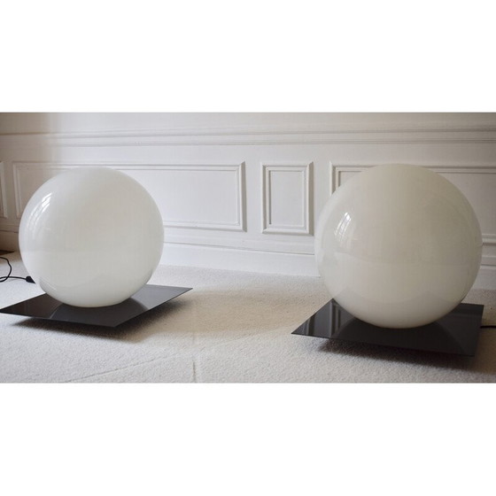 Image 1 of Pair of vintage Micol lamps by Sergio Mazza and Giuliana Gramigna for Quatrifolio, 1970