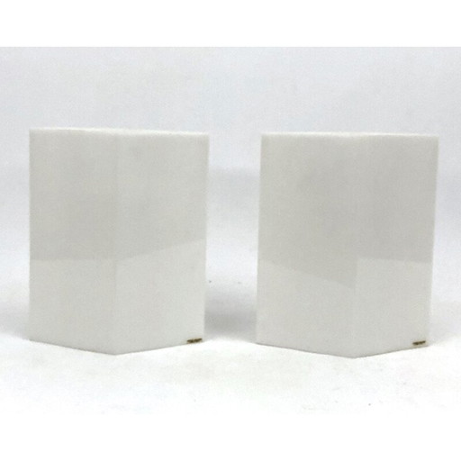 Pair of vintage wall lamp in plexiglass model "Grosseto" by Stilux Milano, Italy 1960