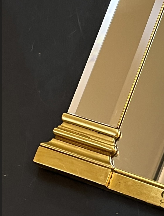 Image 1 of Specchio Deknudt vintage in oro sfaccettato 