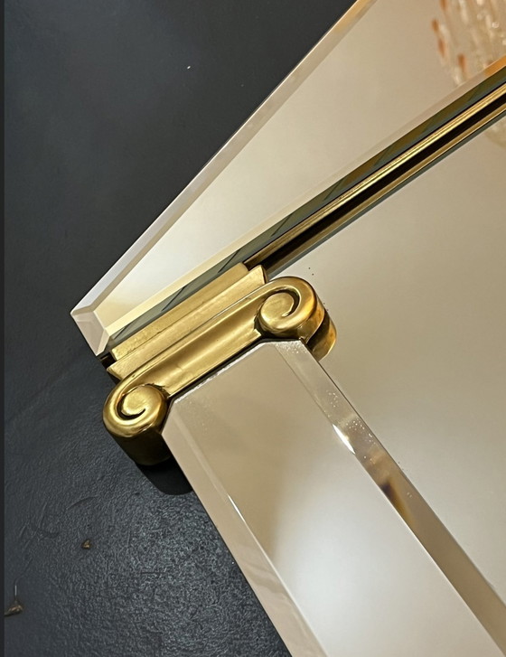 Image 1 of Specchio Deknudt vintage in oro sfaccettato 