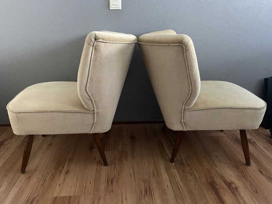 Image 1 of 2x Vintage cocktail chairs