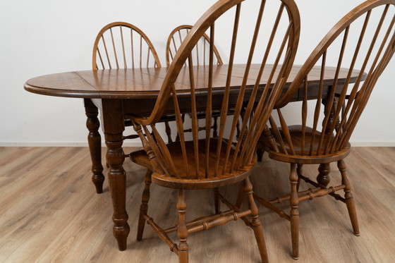 Image 1 of Vintage Wooden Dining Set