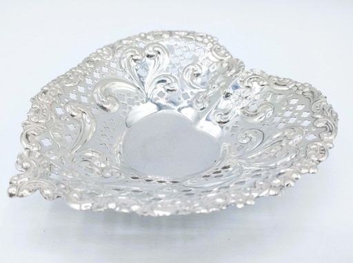 Silver bonbon dish