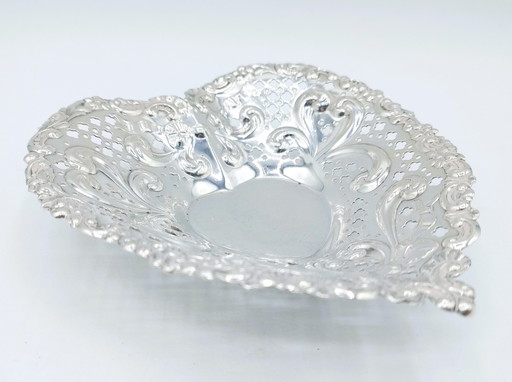 Silver bonbon dish