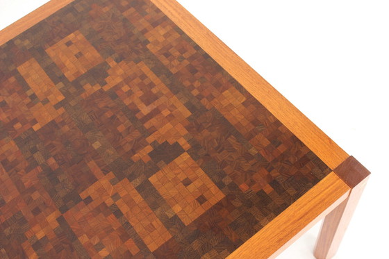 Image 1 of As new, luxury Tranekaer Danish Mid Century Mosaic Coffee Table by Rolf Middelboe and Gorm Lindum Christensen, 1970s #2