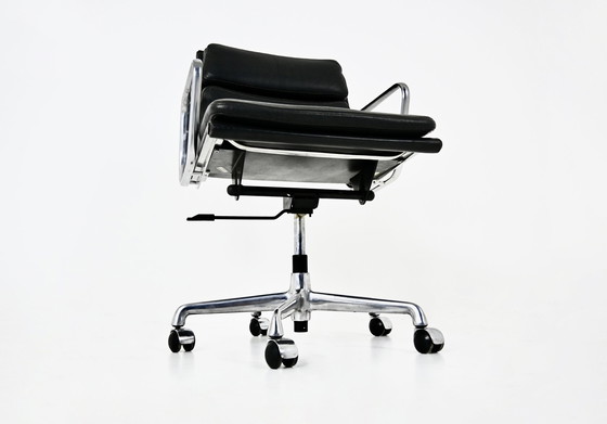 Image 1 of Leather Soft Pad Chair By Charles And Ray Eames For Icf, 1970S