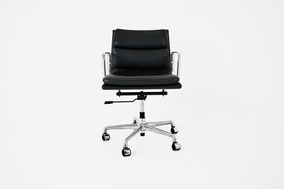 Image 1 of Leather Soft Pad Chair By Charles And Ray Eames For Icf, 1970S