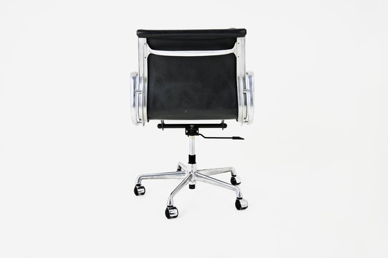 Image 1 of Leather Soft Pad Chair By Charles And Ray Eames For Icf, 1970S