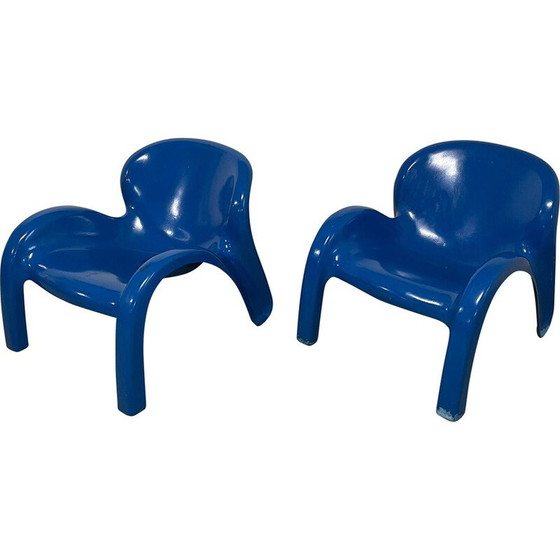 Image 1 of Pair of vintage Gn2 armchairs by Peter Ghyczy