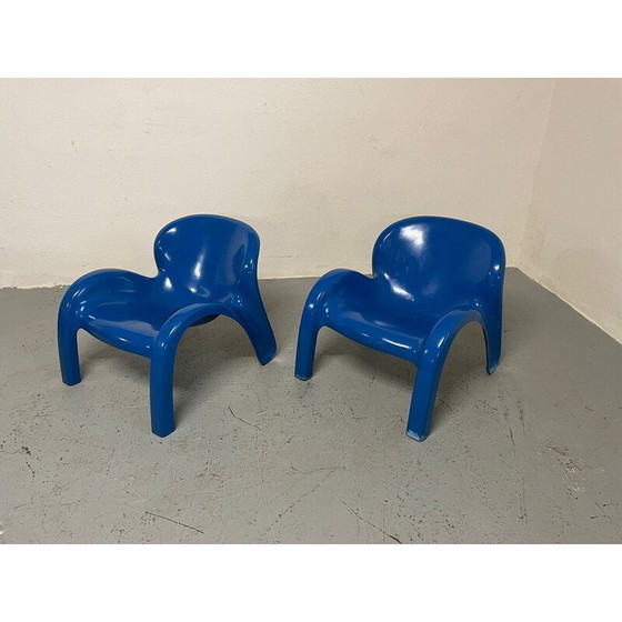 Image 1 of Pair of vintage Gn2 armchairs by Peter Ghyczy