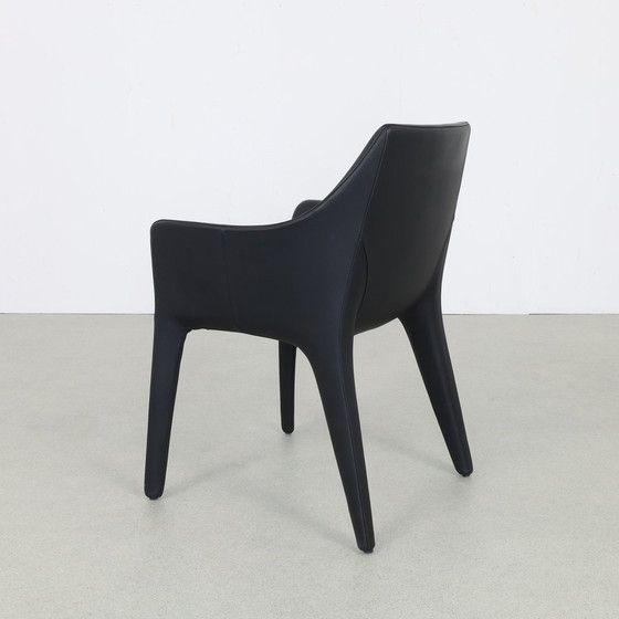 Image 1 of 1X Design Chair In Leather "Tip Toe Arm" Bonaldo Italy