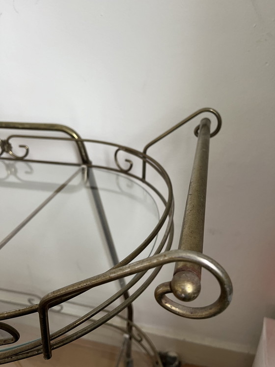 Image 1 of Chariot vintage en laiton