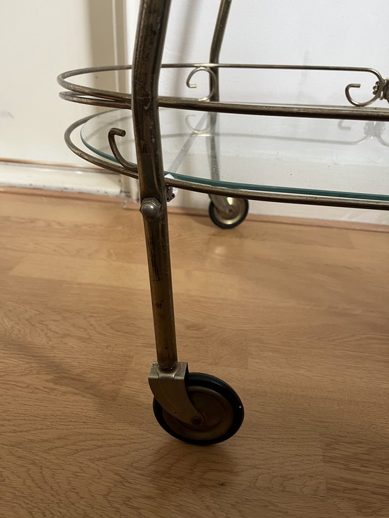 Image 1 of Chariot vintage en laiton