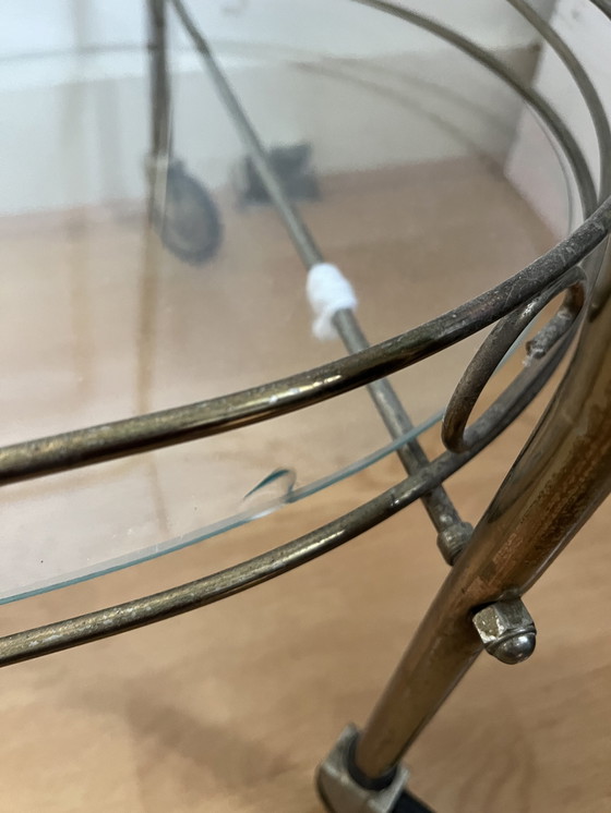 Image 1 of Chariot vintage en laiton