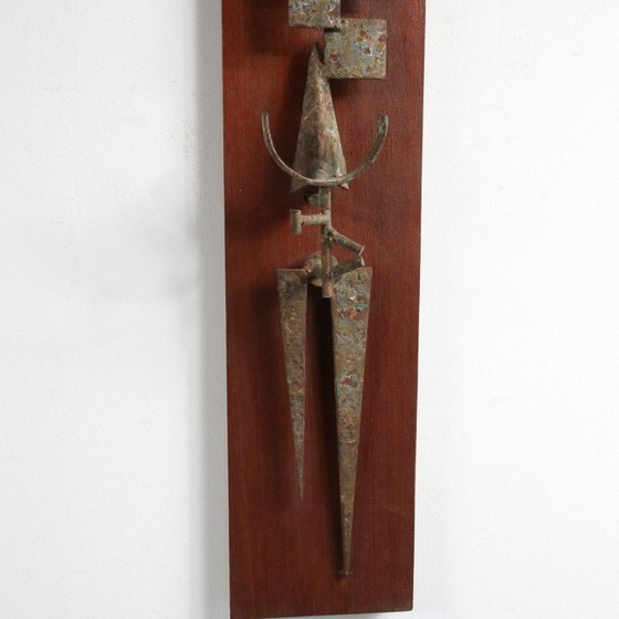 Image 1 of Walter de Buck Brutalist Wall Sculpture, Belgium, 1960