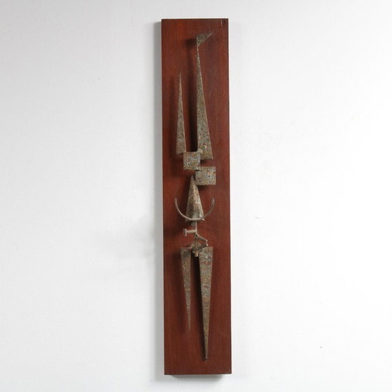 Image 1 of Walter de Buck Brutalist Wall Sculpture, Belgium, 1960