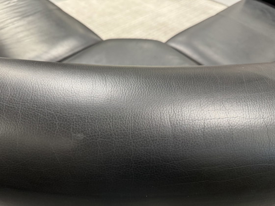 Image 1 of Gelderland 1110 Corner sofa black leather