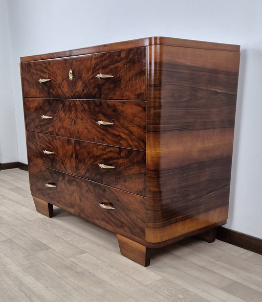 Venetian Art Deco Chest Of Drawers