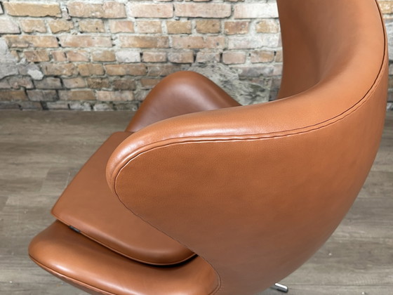 Image 1 of Fritz Hansen Egg Chair Cognac