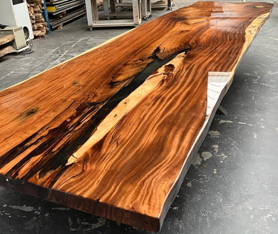 Image 1 of Epoxy dining table/meeting table